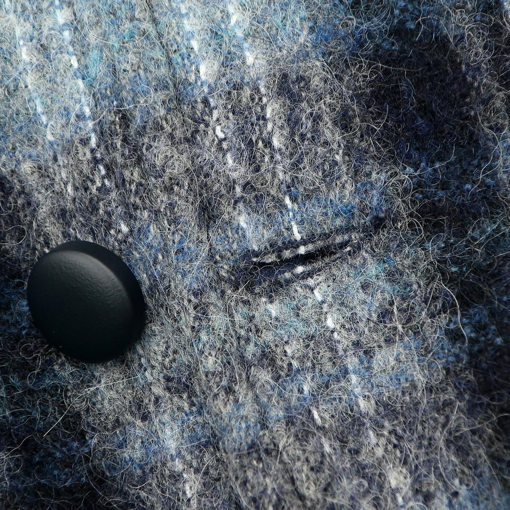 [Used] Neill Cutter NEILL KATTER Alpaca blend wool check casual jacket grayish blue x navy [Size 46] [BLU] [A/W] [Condition rank B] ​​[Men&