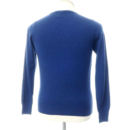 [Used] Andrea Fenzi Wool Cashmere Crew Neck Knit Navy Blue [Size 44] [NVY] [A/W] [Condition Rank B] ​​[Men&