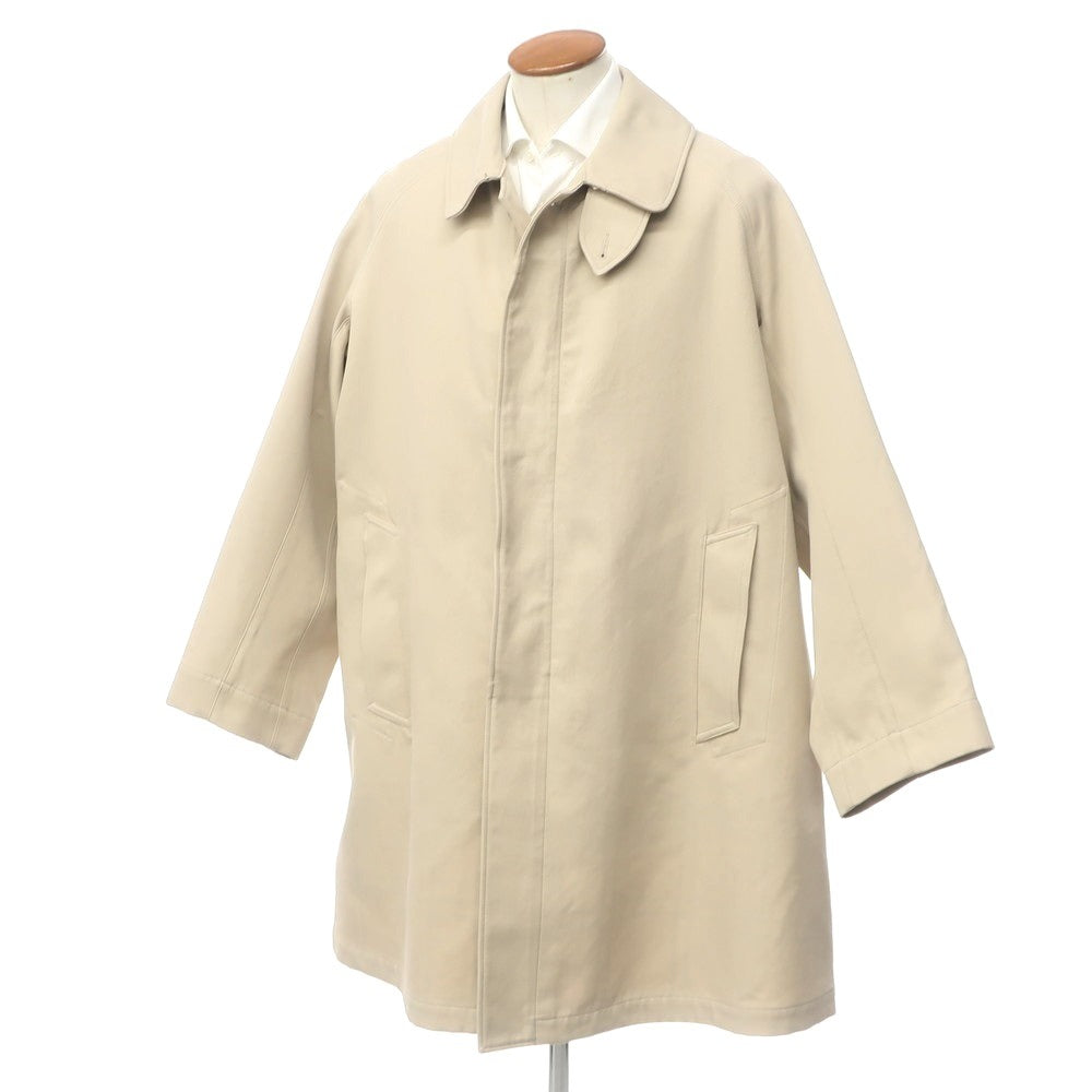 [Used] HEUGN Albert Cotton Silk Balmac Coat Beige [Size 2] [BEI] [S/S/A/W] [Condition Rank A] [Men&