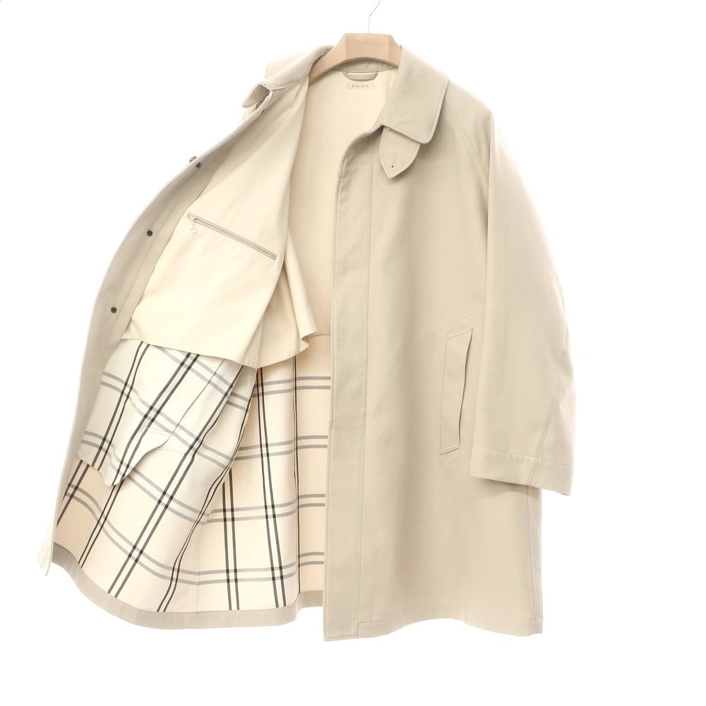 [Used] HEUGN Albert Cotton Silk Balmac Coat Beige [Size 2] [BEI] [S/S/A/W] [Condition Rank A] [Men&