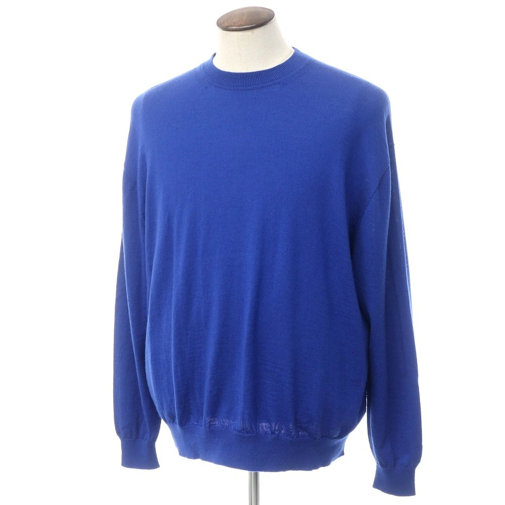 【中古】ビーミング ライフストア バイ ビームス B:MING LIFE STORE by BEAMS ハイゲージウール クルーネックニット ロイヤルブルー【サイズONE SIZE】【BLU】【A/W】【状態ランクB】【メンズ】【768989】 APD