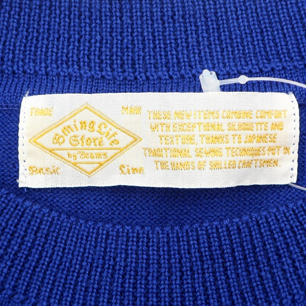 [Used] B:MING LIFE STORE by BEAMS High gauge wool crew neck knit Royal blue [Size ONE SIZE] [BLU] [A/W] [Condition rank B] ​​[Men&