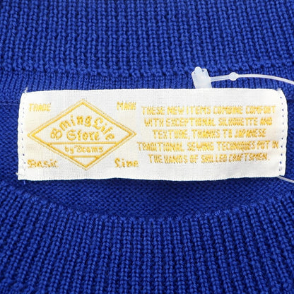 [Used] B:MING LIFE STORE by BEAMS High gauge wool crew neck knit Royal blue [Size ONE SIZE] [BLU] [A/W] [Condition rank B] ​​[Men&