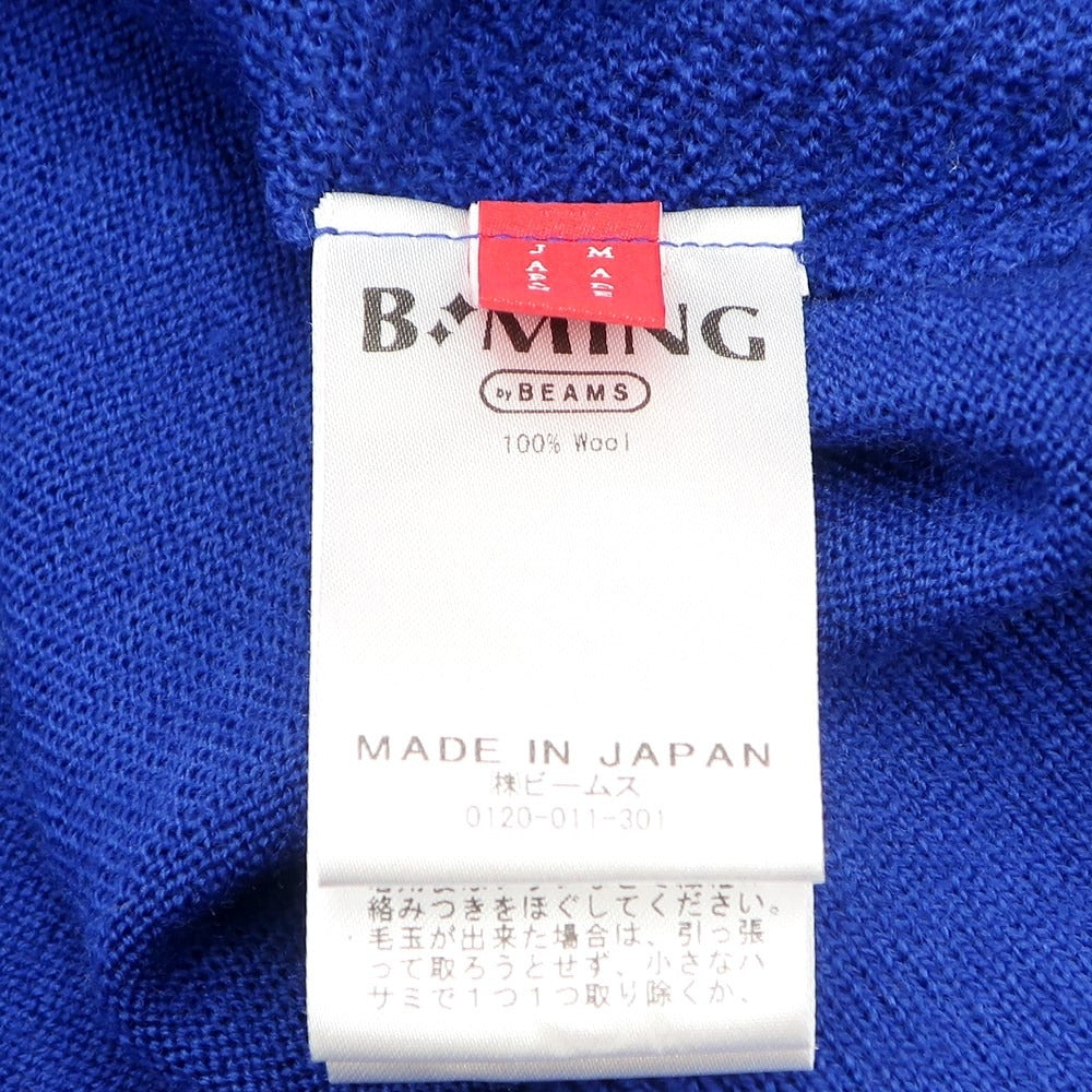 [Used] B:MING LIFE STORE by BEAMS High gauge wool crew neck knit Royal blue [Size ONE SIZE] [BLU] [A/W] [Condition rank B] ​​[Men&