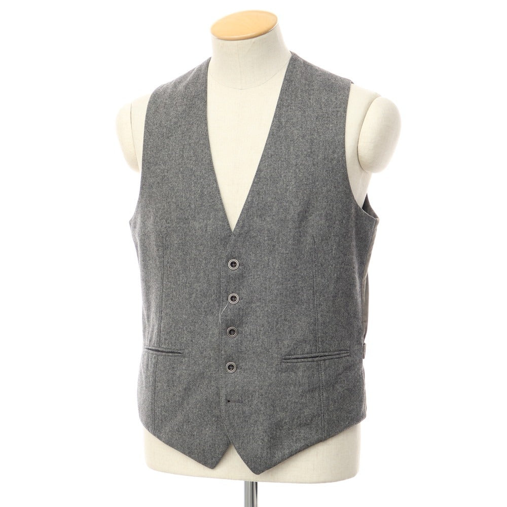 [Used] Montedoro wool dress gilet vest in grey [Size S] [GRY] [A/W] [Condition Rank C] [Men&