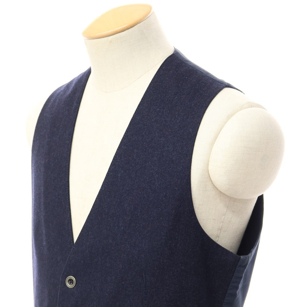 [Used] Montedoro wool dress gilet vest navy [Size S] [NVY] [A/W] [Condition Rank C] [Men&