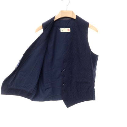 [Used] Montedoro wool dress gilet vest navy [Size S] [NVY] [A/W] [Condition Rank C] [Men&
