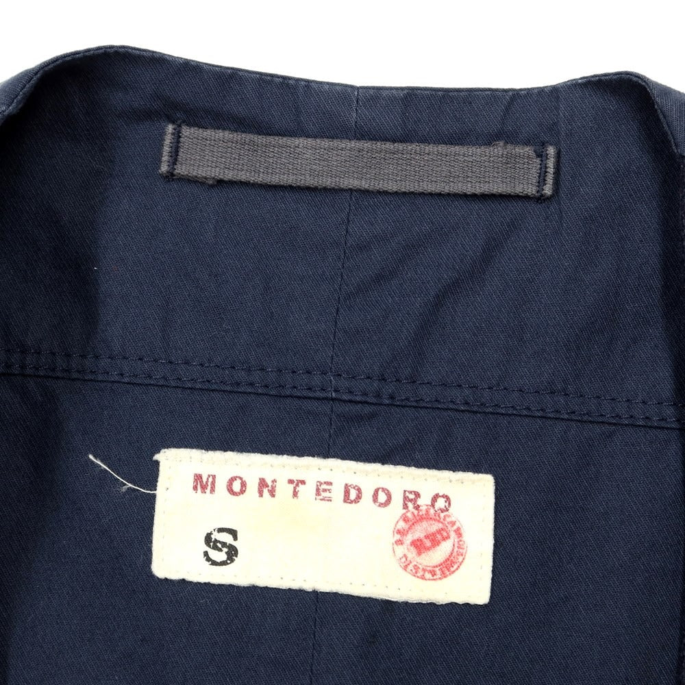[Used] Montedoro wool dress gilet vest navy [Size S] [NVY] [A/W] [Condition Rank C] [Men&