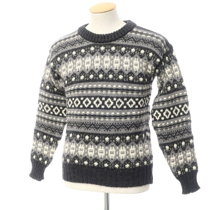 【中古】ガンジーウーレンズ GUERNSEY WOOLLENS ミドルゲージウール フェアアイル柄 クルーネックニット グレーxオフホワイト【サイズ36】【GRY】【A/W】【状態ランクB】【メンズ】【768989】 APD
[EPD]