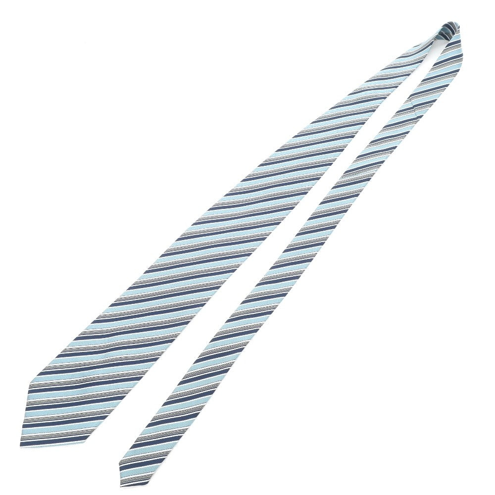 【中古】ポールスミスコレクション PAUL SMITH COLLECTION ストライプ柄ネクタイ
 ブルーxネイビー【サイズ－】【BLU】【S/S/A/W】【状態ランクB】【メンズ】
【778988】 APD