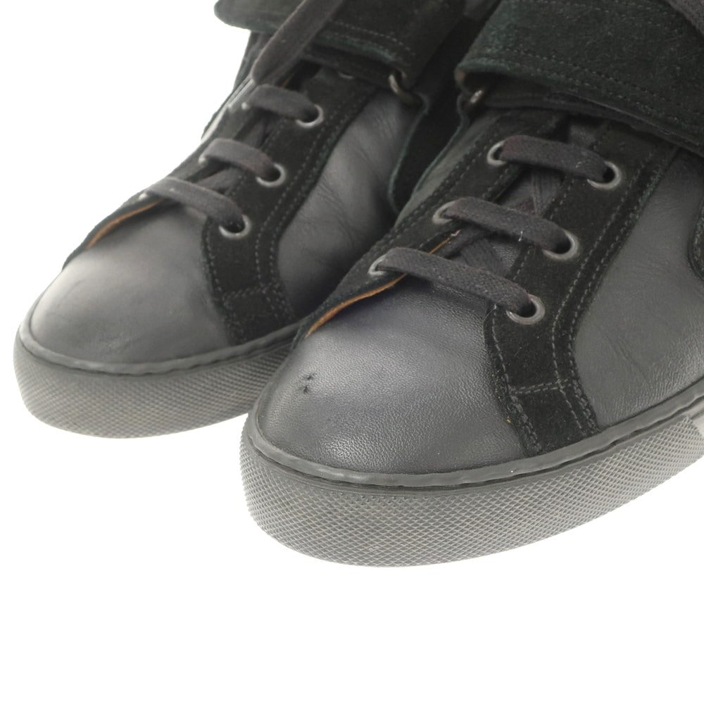 [Used] Hermes HERMES Leather Velcro Sneakers Black [Size 42] [BLK] [S/S/A/W] [Condition Rank C] [Men&