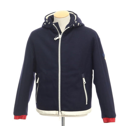 [Used] Moncler MONCLER ARMENTIERES Wool hooded down jacket Navy [Size 0 size] [NVY] [A/W] [Condition rank B] ​​[Men&