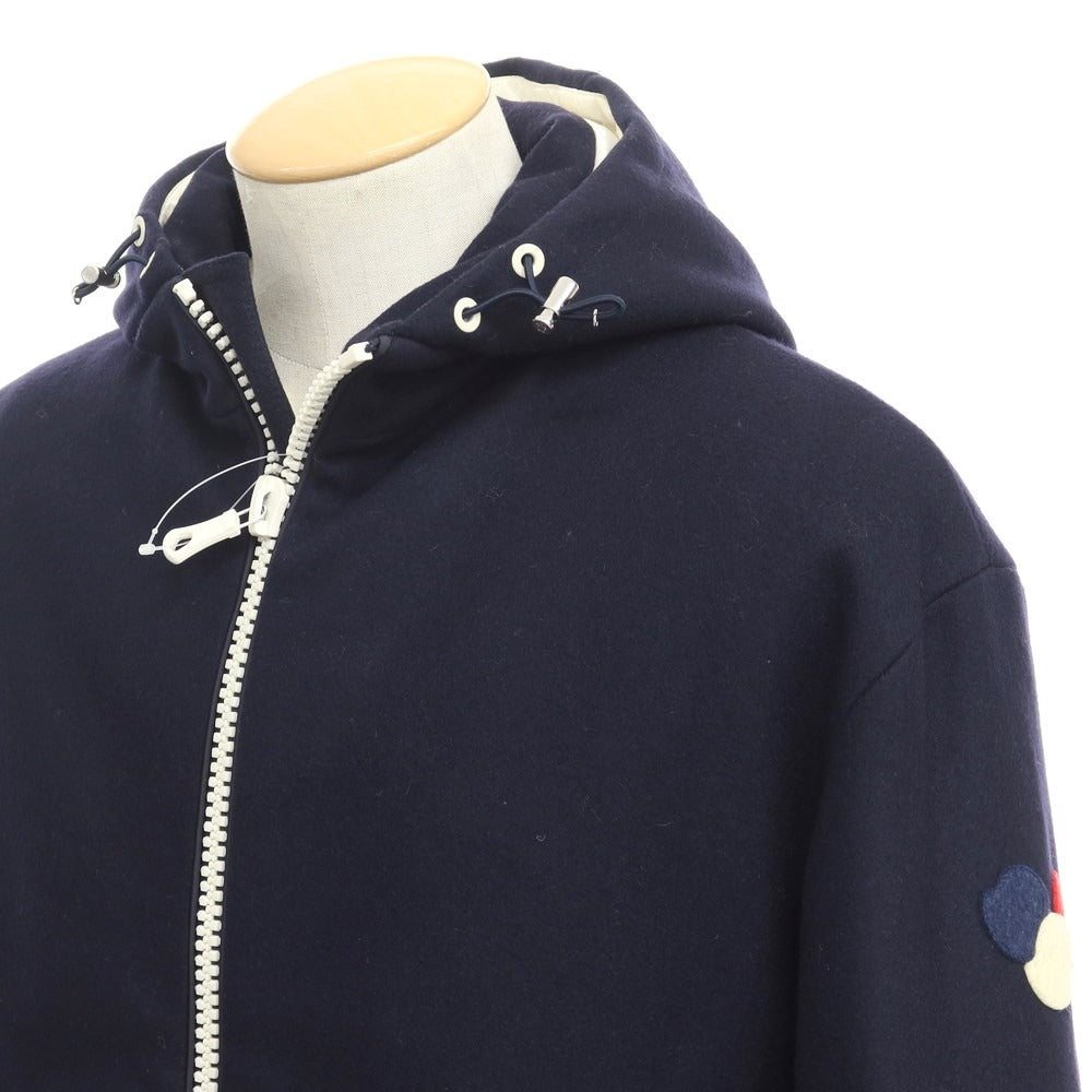 [Used] Moncler MONCLER ARMENTIERES Wool hooded down jacket Navy [Size 0 size] [NVY] [A/W] [Condition rank B] ​​[Men&