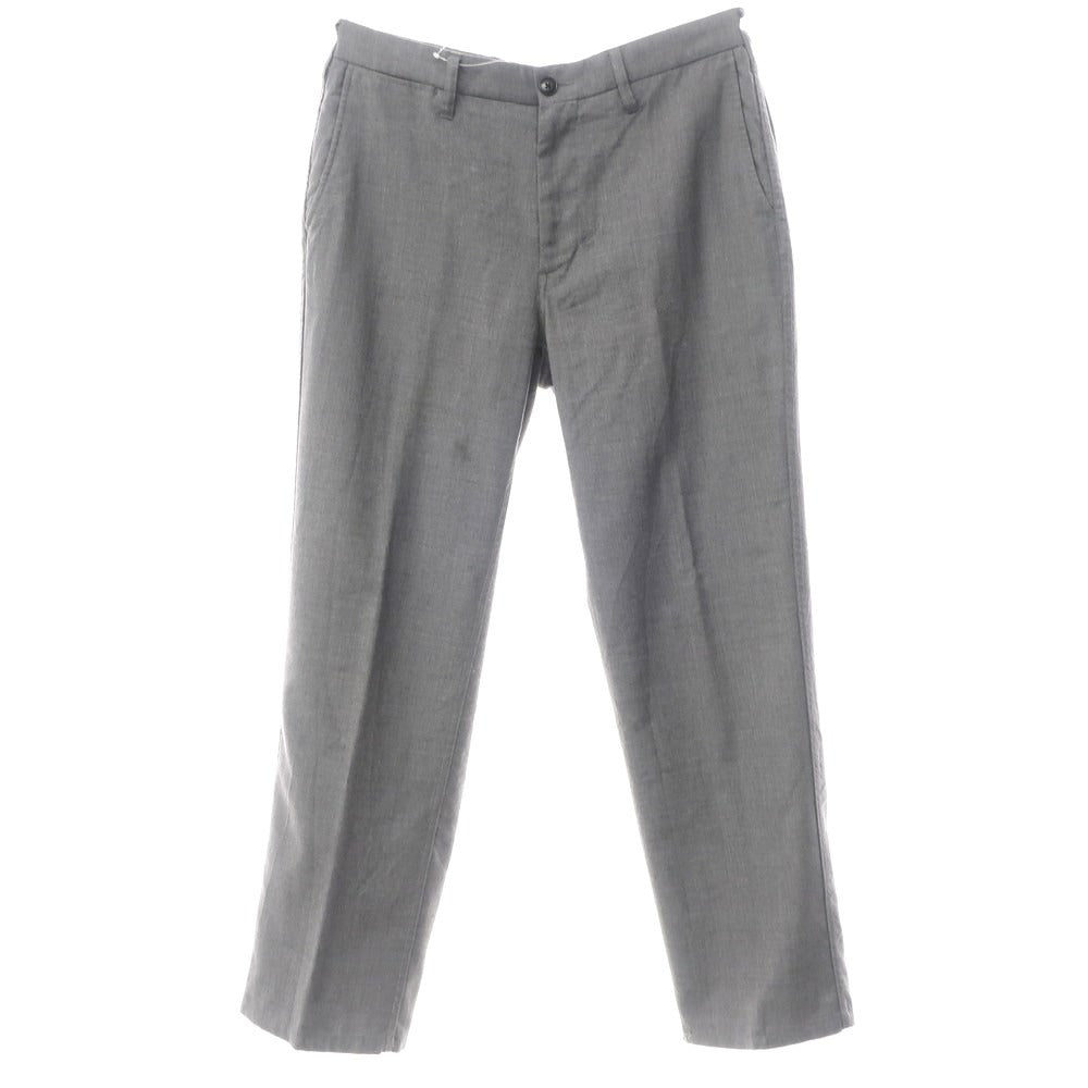 [Used] Green Label Relaxing wool casual slacks pants, grey [Size 32] [GRY] [A/W] [Condition Rank C] [Men&