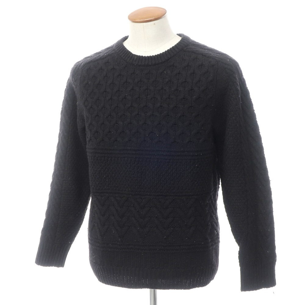 【中古】グリーンレーベルリラクシング green label relaxing プルオーバーニット
 ブラック【サイズM】【BLK】【A/W】【状態ランクC】【メンズ】
【778981】 BPD