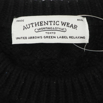 【中古】グリーンレーベルリラクシング green label relaxing プルオーバーニット
 ブラック【サイズM】【BLK】【A/W】【状態ランクC】【メンズ】
【778981】 BPD
