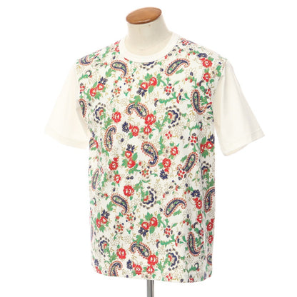 【中古】【未使用】ジュンヤワタナベ マン JUNYA WATANABE MAN 2022年春夏 半袖Ｔシャツ
 ホワイトxグリーンxレッド【サイズM】【WHT】【S/S】【状態ランクS】【メンズ】
【778883】 EPD