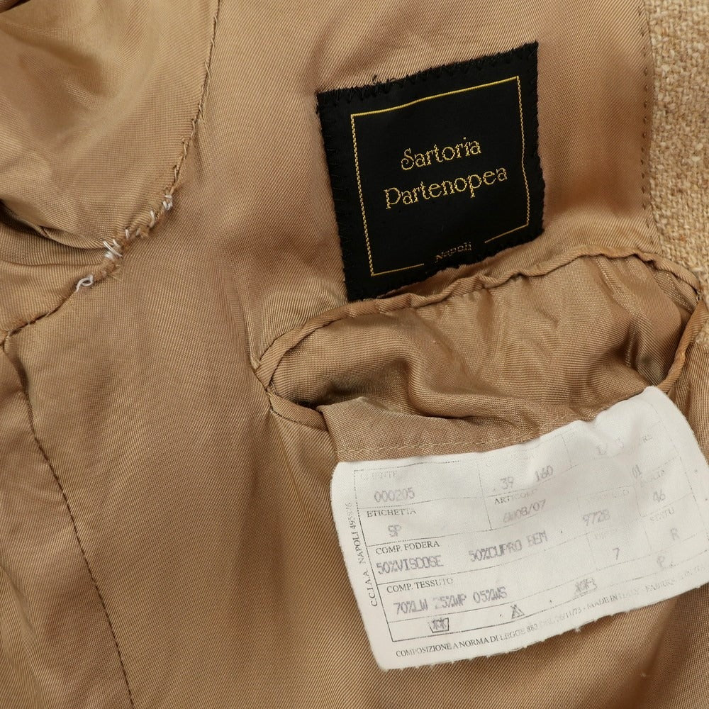 【中古】サルトリア パルテノペア Sartoria Partenopea リネンウール アルパカ ステンカラーコート ベージュ【サイズ46】【BEI】【A/W】【状態ランクD】【メンズ】【768988】 APD
[EPD]