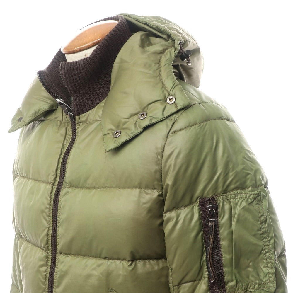 【中古】デュベティカ DUVETICA ナイロン ダウンジャケット オリーブ系【サイズ46】【GRN】【A/W】【状態ランクD】【メンズ】【768987】 APD