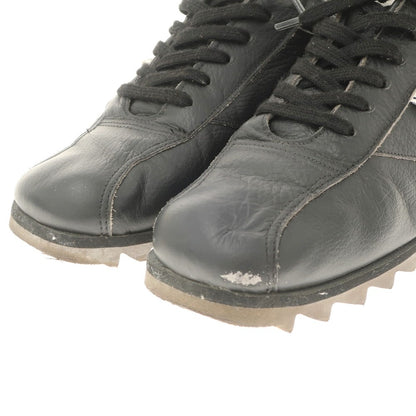 【中古】ウォルシュ Walsh レザー シャークソール スニーカー ブラックxグリーン【サイズ8】【BLK】【S/S/A/W】【状態ランクD】【メンズ】【768987】 CPD