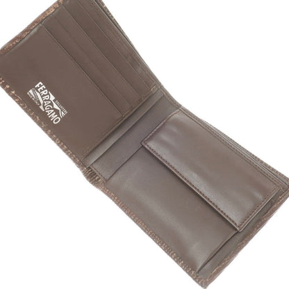 [Used] Salvatore Ferragamo Bi-fold Wallet Brown [BRW] [S/S/A/W] [Condition Rank C] [Men&