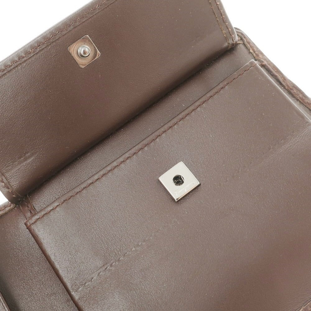 [Used] Salvatore Ferragamo Bi-fold Wallet Brown [BRW] [S/S/A/W] [Condition Rank C] [Men&