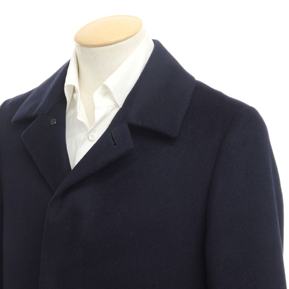 【中古】マッキントッシュフィロソフィー MACKINTOSH PHILOSOPHY ウールカシミヤ ステンカラーコート ネイビー【サイズ36】【NVY】【A/W】【状態ランクB】【メンズ】【768986】 APD