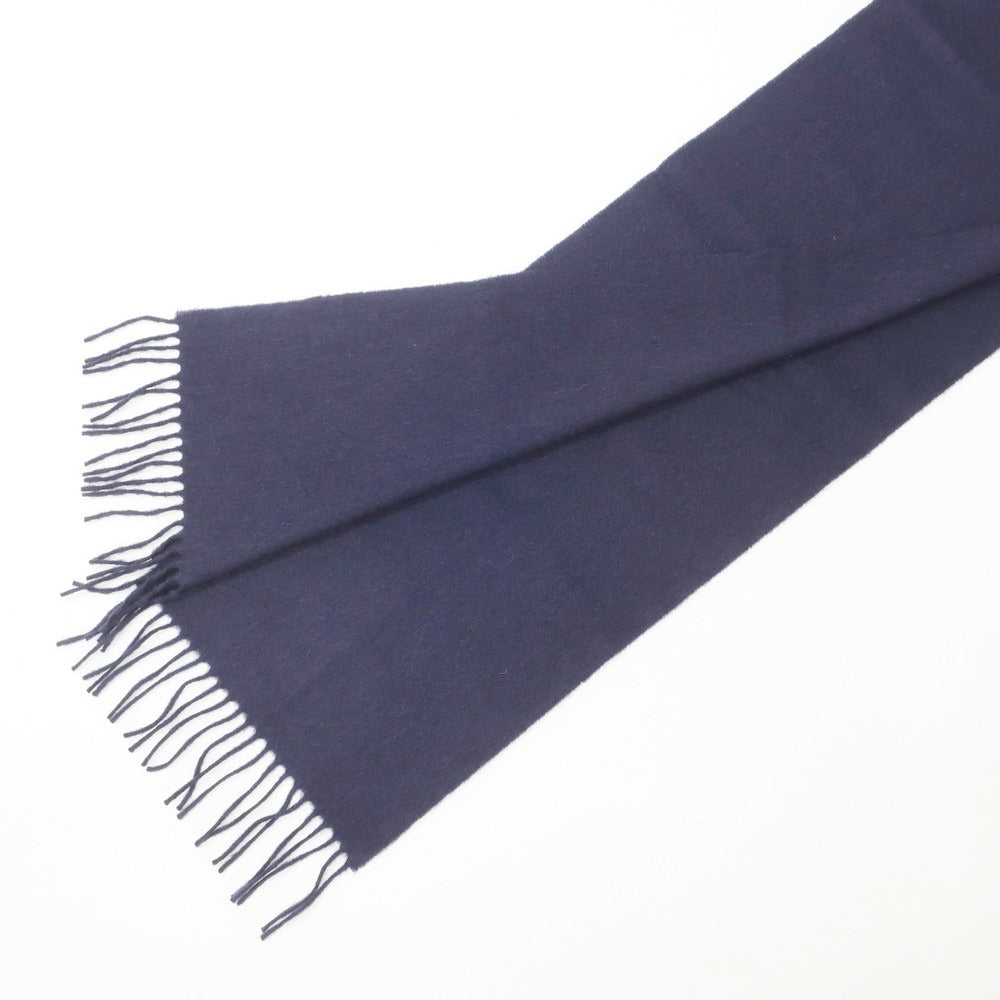 [Used] Johnstons JOHNSTONS Cashmere Fringe Scarf Navy [NVY] [A/W] [Condition Rank A] [Men&