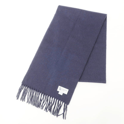 [Used] Johnstons JOHNSTONS Cashmere Fringe Scarf Navy [NVY] [A/W] [Condition Rank A] [Men&