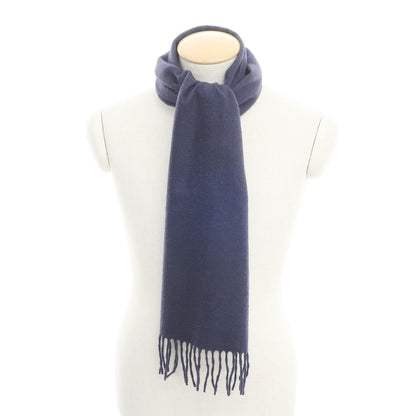 [Used] Johnstons JOHNSTONS Cashmere Fringe Scarf Navy [NVY] [A/W] [Condition Rank A] [Men&