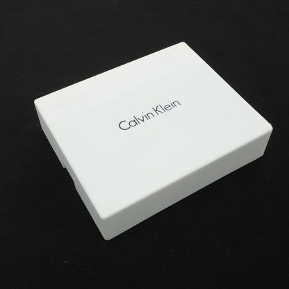 [Used] Calvin Klein Leather Business Card Holder Card Case Black [BLK] [S/S/A/W] [Condition Rank B] ​​[Men&