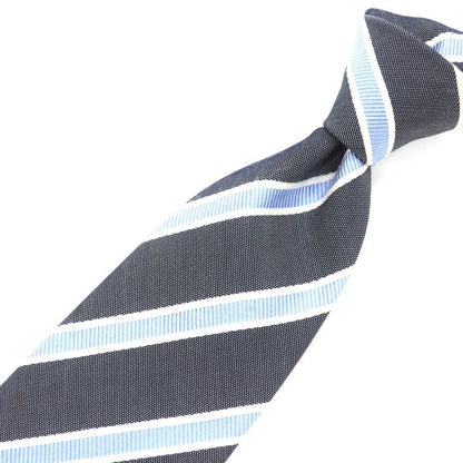 [Used] Ermenegildo Zegna striped tie
 Navy x Light Blue [Size -] [NVY] [S/S/A/W] [Condition Rank B] ​​[Men&