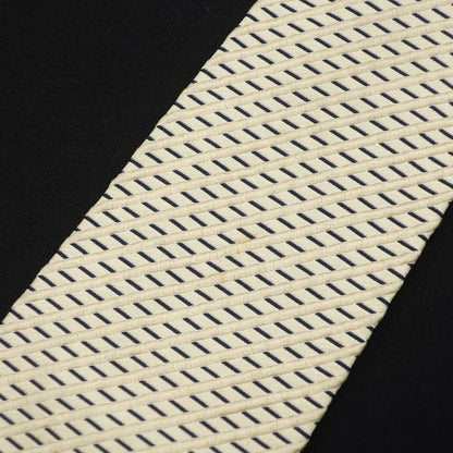 [Used] Ermenegildo Zegna striped tie
 Light beige x navy [Size -] [BEI] [S/S/A/W] [Condition rank B] ​​[Men&