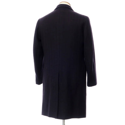 [Used] PIOMBO Wool Herringbone Chesterfield Coat Navy [Size 46] [NVY] [A/W] [Condition Rank B] ​​[Men&