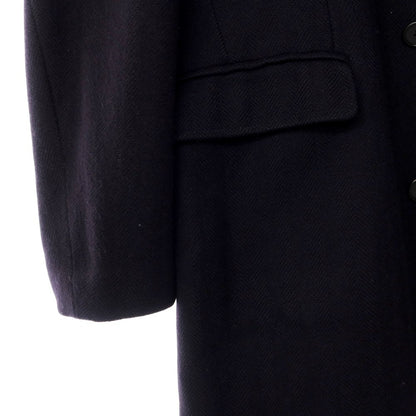 [Used] PIOMBO Wool Herringbone Chesterfield Coat Navy [Size 46] [NVY] [A/W] [Condition Rank B] ​​[Men&