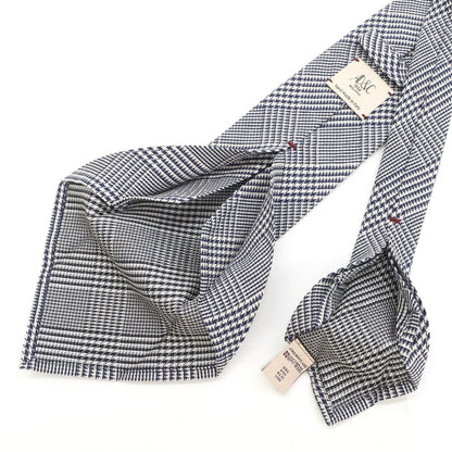 [Used] AD&amp;amp;C 1956 Checkered Necktie
 Navy x White [NVY] [S/S/A/W] [Condition Rank B] ​​[Men&