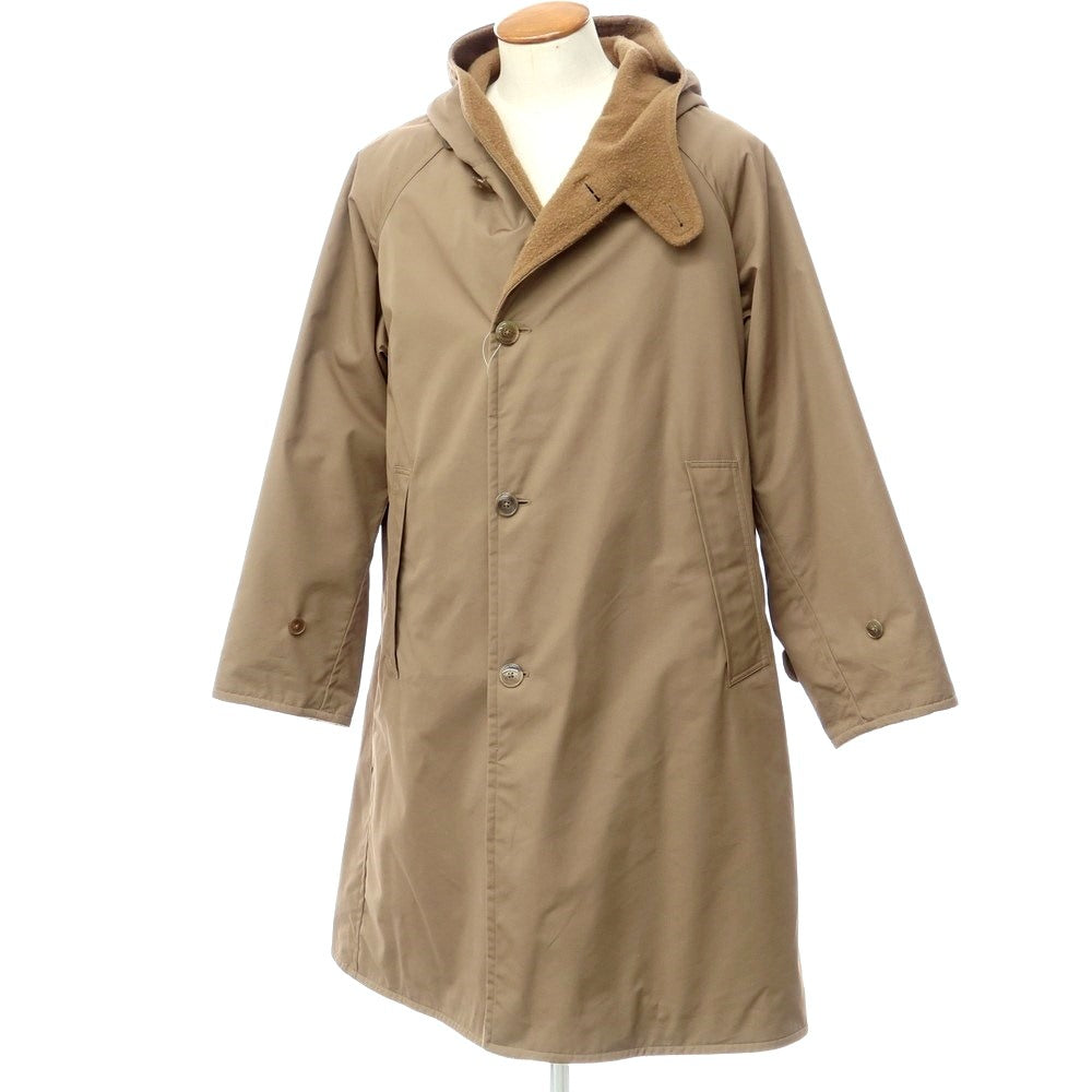 [Used] COMOLI Cotton Wool Hooded Coat Dark Beige [Size 2] [BEI] [A/W] [Condition Rank B] ​​[Men&