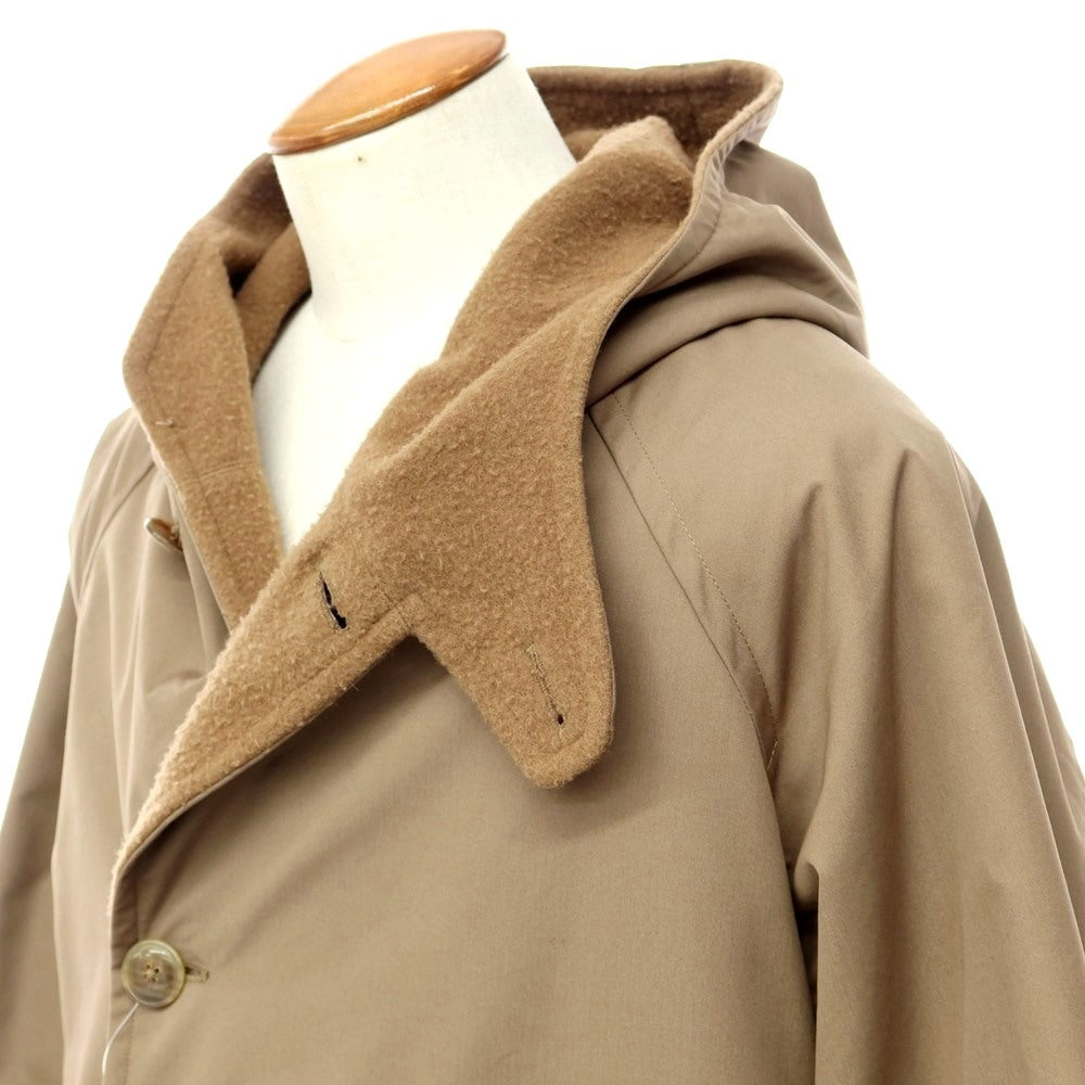 [Used] COMOLI Cotton Wool Hooded Coat Dark Beige [Size 2] [BEI] [A/W] [Condition Rank B] ​​[Men&