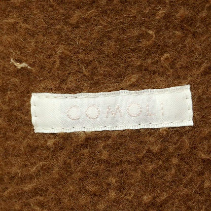 [Used] COMOLI Cotton Wool Hooded Coat Dark Beige [Size 2] [BEI] [A/W] [Condition Rank B] ​​[Men&