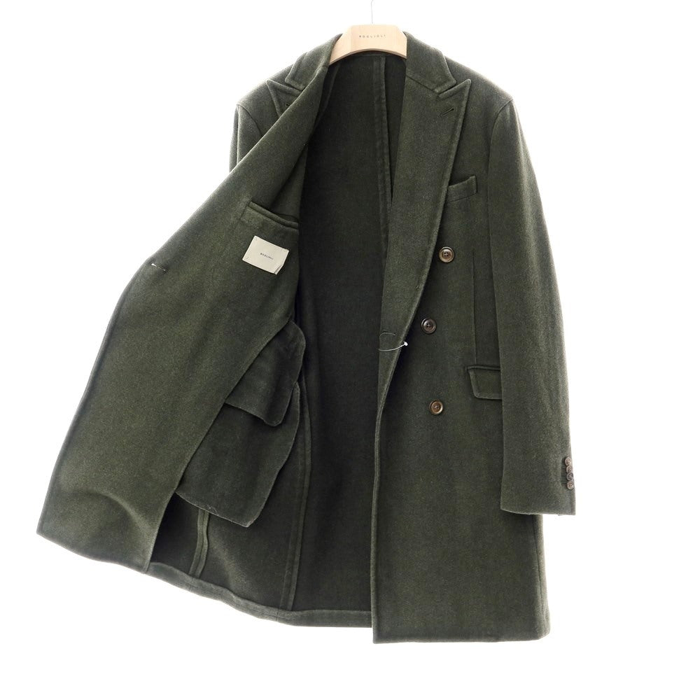 【中古】ボリオリ BOGLIOLI K.JACKET ダブルブレストコート
 ダークグリーン【サイズ48】【GRN】【A/W】【状態ランクB】【メンズ】
【778877】 BPD