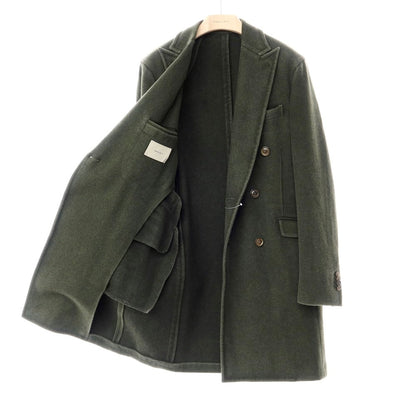 【中古】ボリオリ BOGLIOLI K.JACKET ダブルブレストコート
 ダークグリーン【サイズ48】【GRN】【A/W】【状態ランクB】【メンズ】
【778877】 BPD