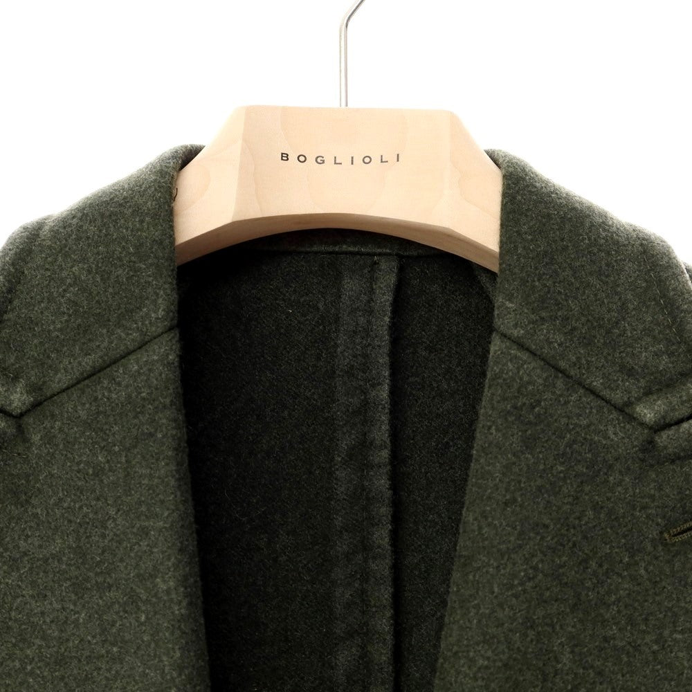 【中古】ボリオリ BOGLIOLI K.JACKET ダブルブレストコート
 ダークグリーン【サイズ48】【GRN】【A/W】【状態ランクB】【メンズ】
【778877】 BPD