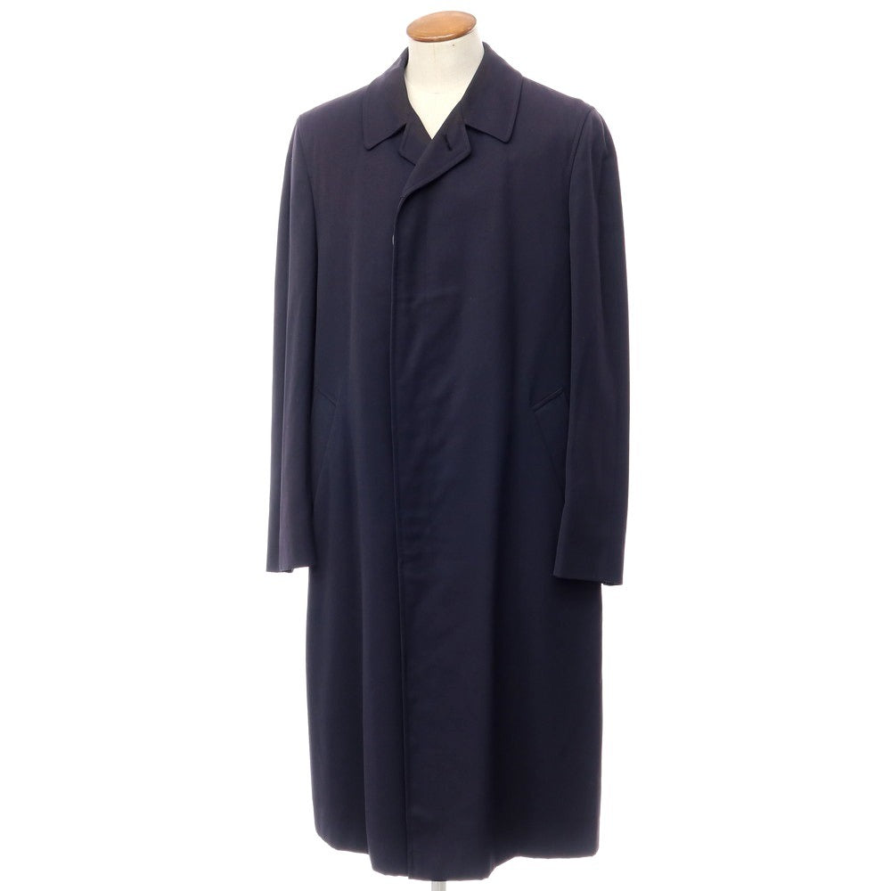 【中古】アクアスキュータム Aquascutum ステンカラーコート
 ネイビー【サイズM】【NVY】【S/S】【状態ランクD】【メンズ】
【769797】 EPD