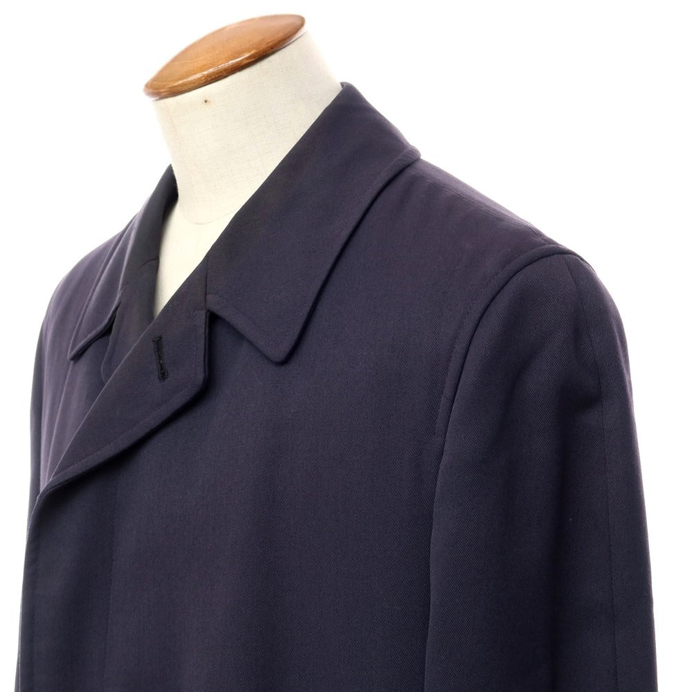 [Used] Aquascutum Balmacaan Coat
 Navy [Size M] [NVY] [S/S] [Condition Rank D] [Men&