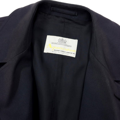 [Used] Aquascutum Balmacaan Coat
 Navy [Size M] [NVY] [S/S] [Condition Rank D] [Men&
