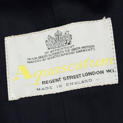 [Used] Aquascutum Balmacaan Coat
 Navy [Size M] [NVY] [S/S] [Condition Rank D] [Men&