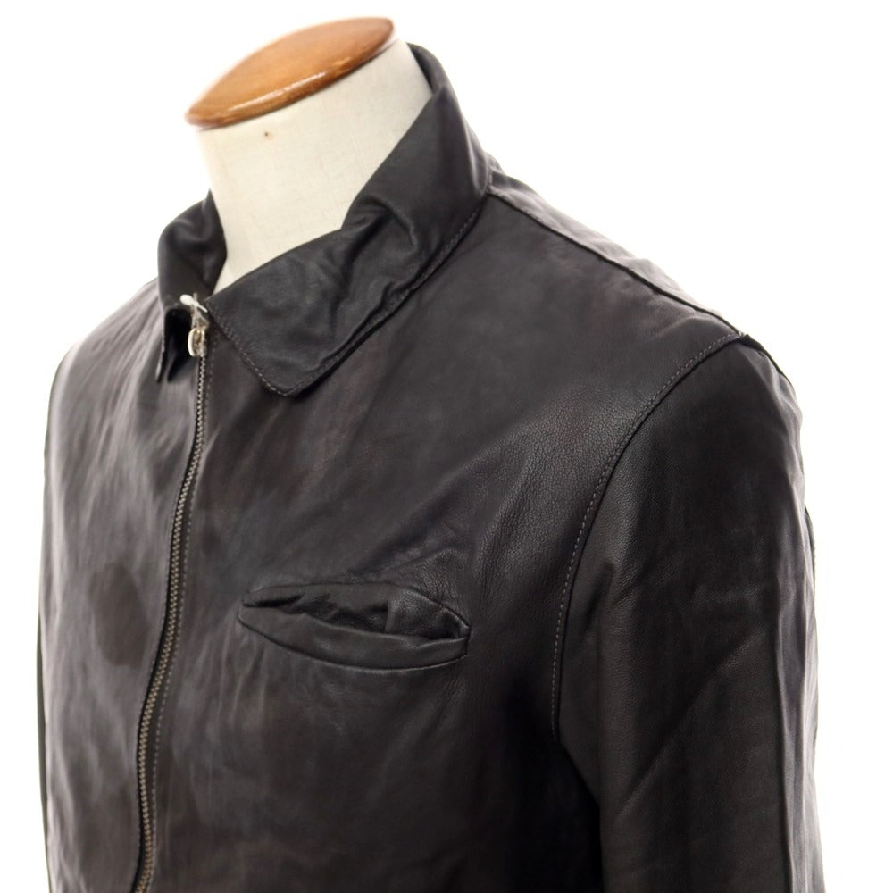 [Used] Audrey and John Wad Sheepskin Leather Zip-up Blouson Black [Size L] [BLK] [A/W] [Condition Rank B] ​​[Men&