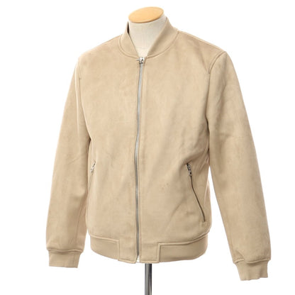 [Used] ZARA leather blouson
 Light beige [Size S] [BEI] [A/W] [Condition Rank B] ​​[Men&