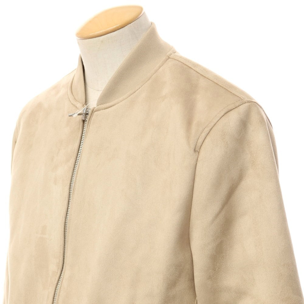 [Used] ZARA leather blouson
 Light beige [Size S] [BEI] [A/W] [Condition Rank B] ​​[Men&