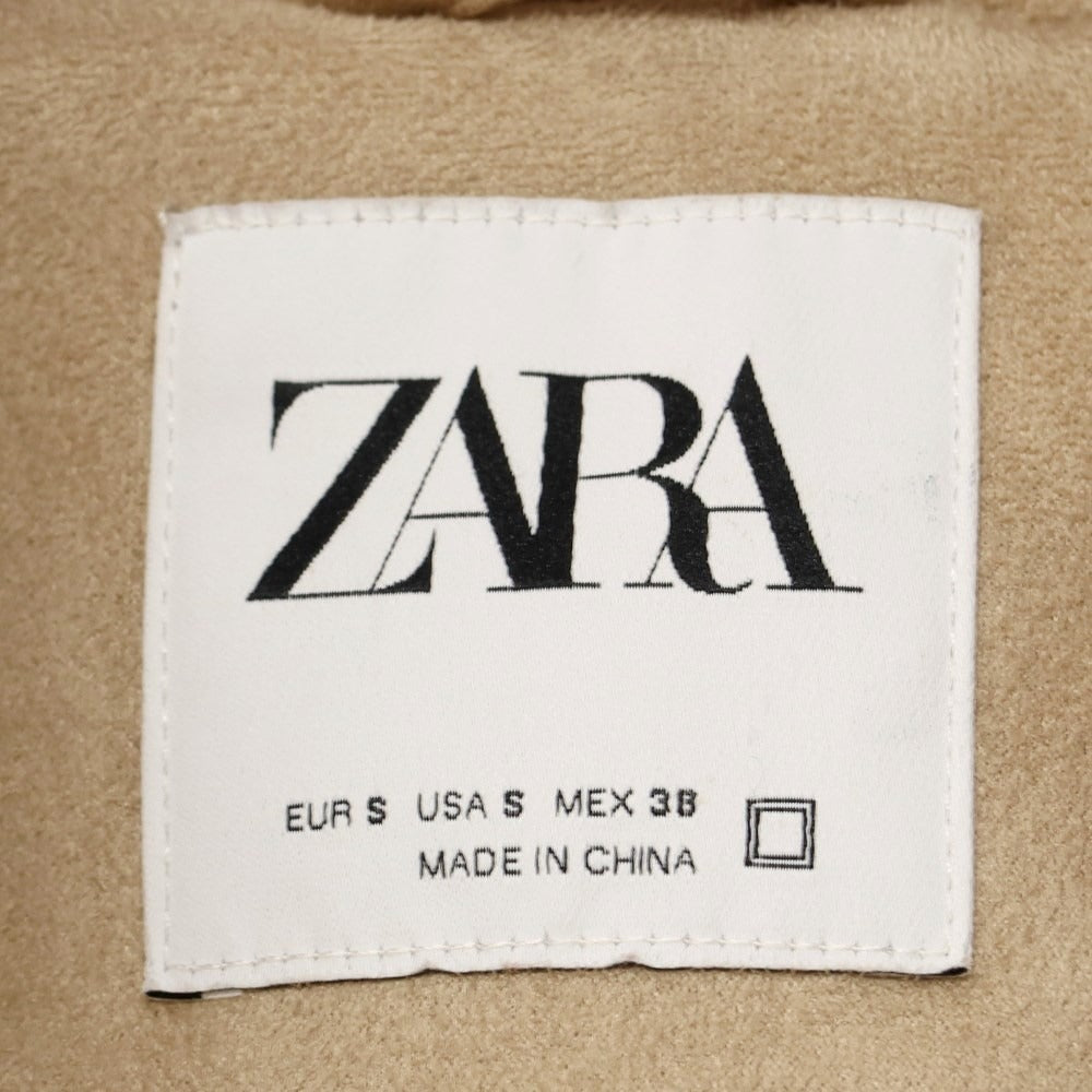 [Used] ZARA leather blouson
 Light beige [Size S] [BEI] [A/W] [Condition Rank B] ​​[Men&